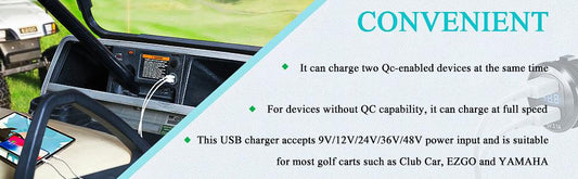 Golf Cart USB Ports: Convenient Charging Solutions for Your Electronics - 10L0L