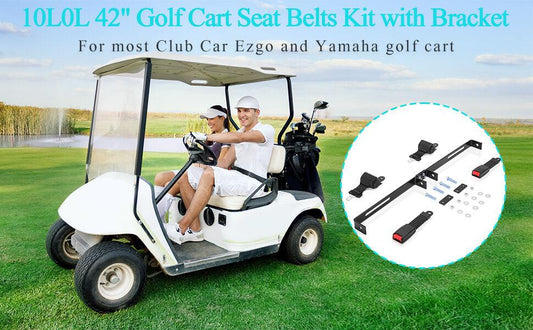 Golf carts should ideally be equipped with golf cart seat belts for your safety - 10L0L