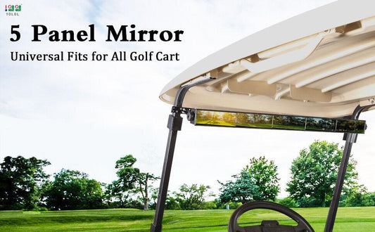 how to install 5 panel mirror on golf cart ？ - 10L0L