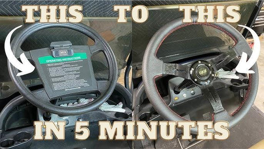 How To Remove a Golf Cart Steering Wheel ? - 10L0L