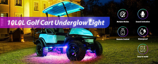Installing LED lights on golf carts: enhancing safety and style - 10L0L