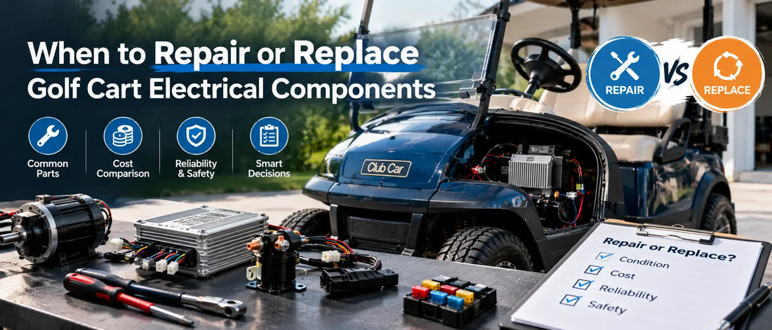 When to Repair vs Replace Golf Cart Electrical Components