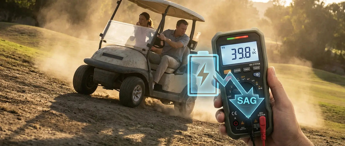 Golf Cart Voltage Sag: What It Is & How to Fix It (Under Load Testing)