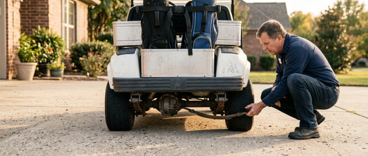 Why Is My Golf Cart Rear End Sagging? Common Causes & Fixes