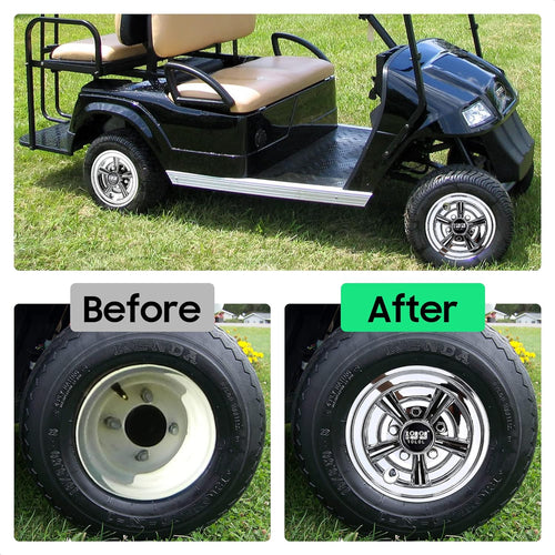 Golf Cart Hub caps Golf Cart Landscaping Preferred Accessories