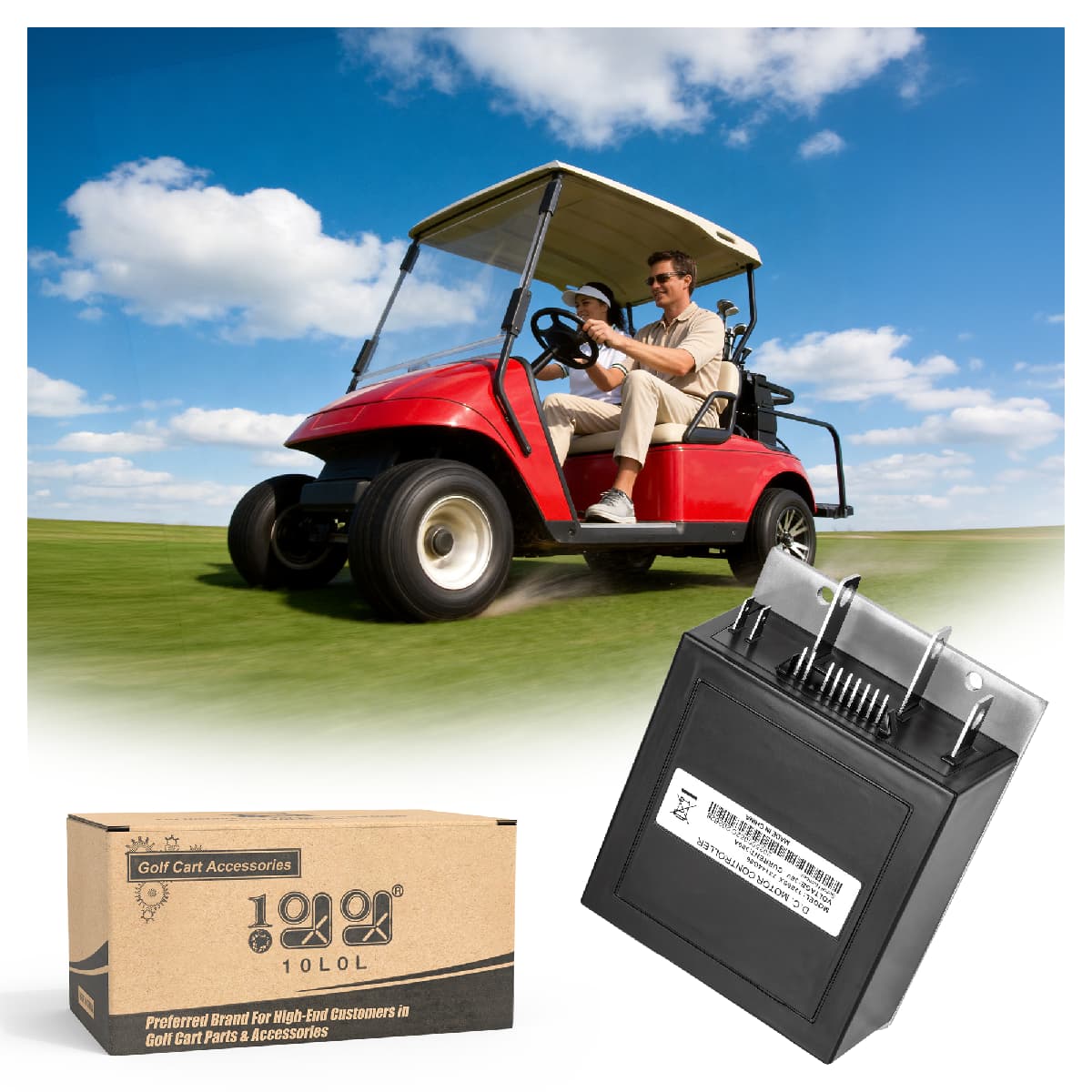 10L0L 36V 300A Golf Cart Speed Controller for EZGO TXT Medalist