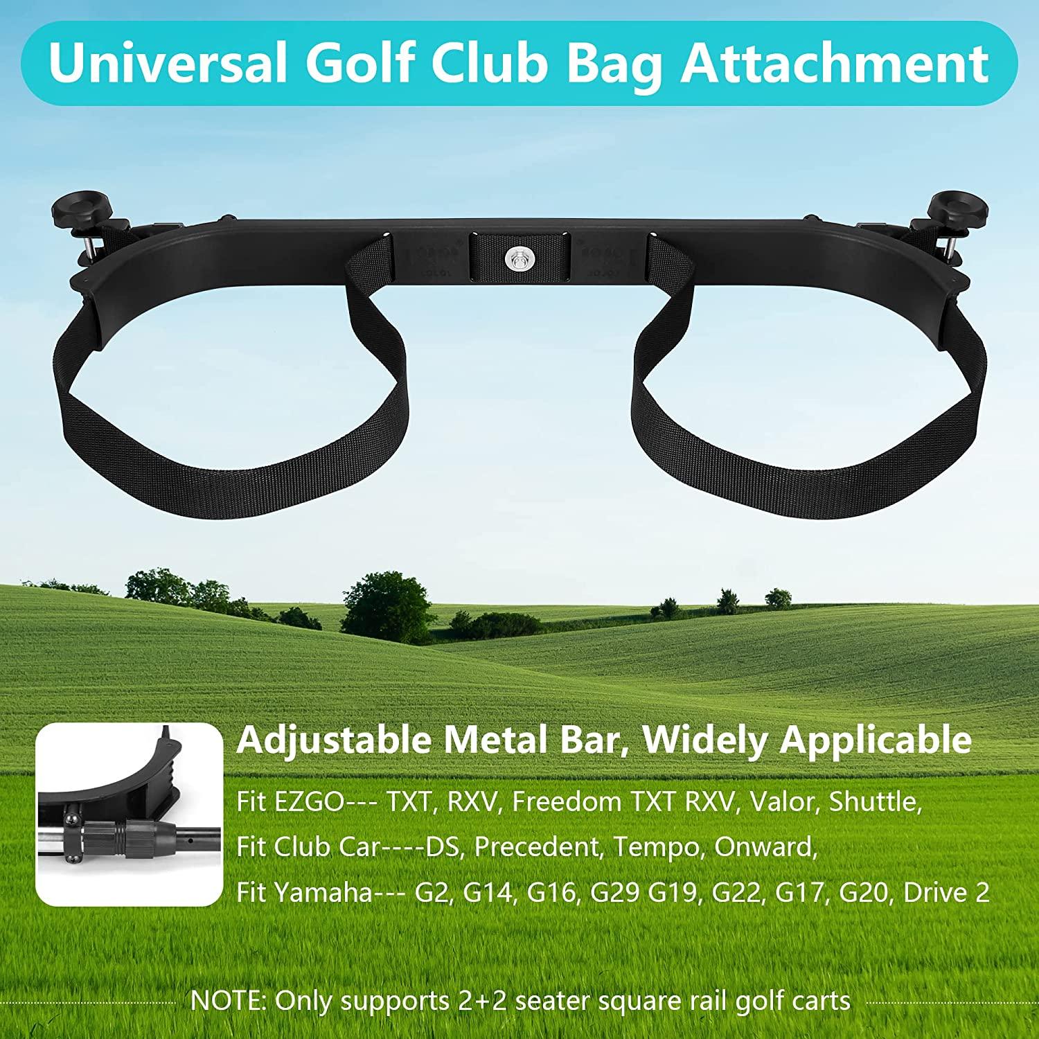 10L0L Universal Golf Bag Attachment Golf Bag Holder Bracket/Bar Rack For Universal Golf Cart Rear Seat - 10L0L