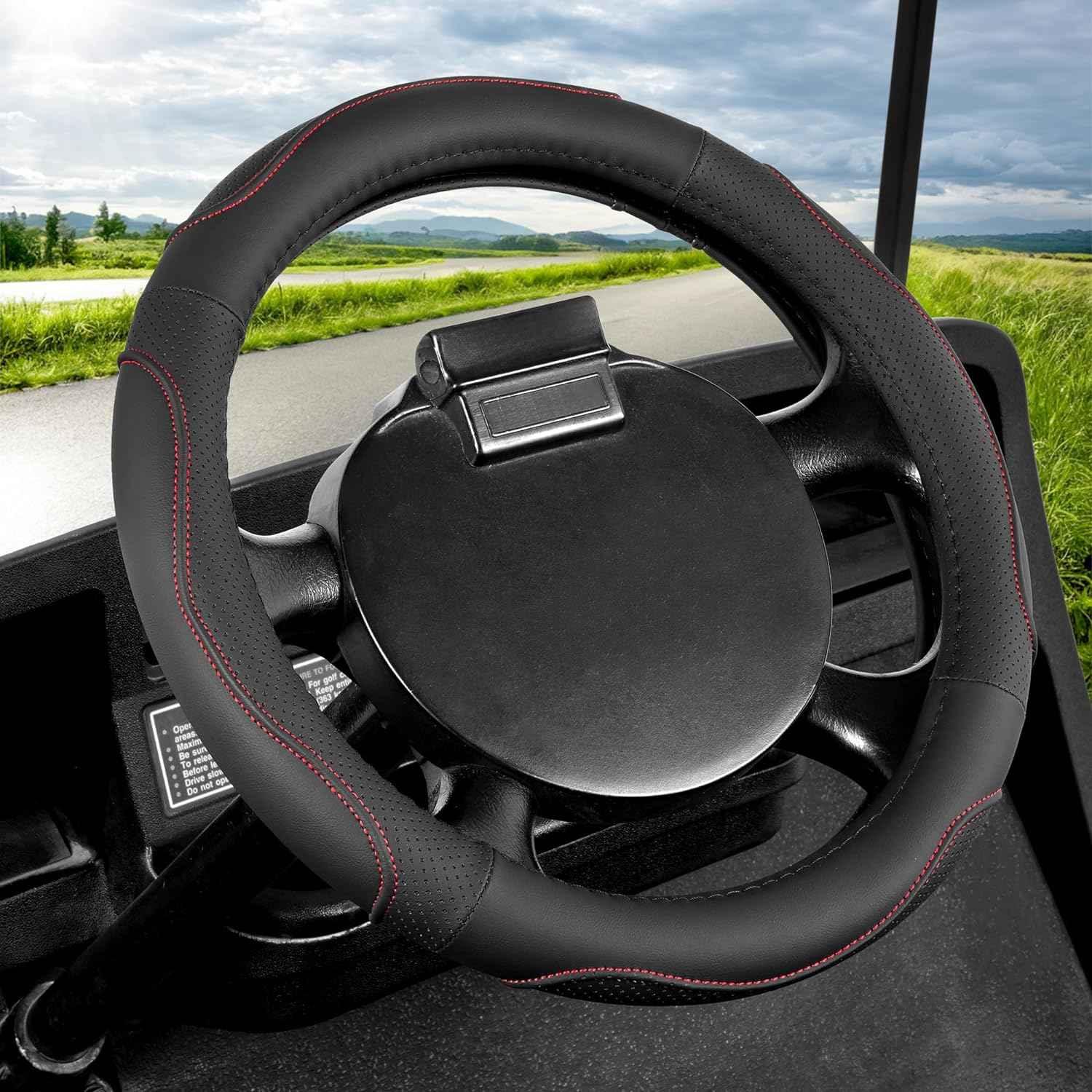 13 Inch Golf Cart Steering Wheel Cover for EZGO TXT and RXV, Comfortable to Hold - 10L0L - 10L0L