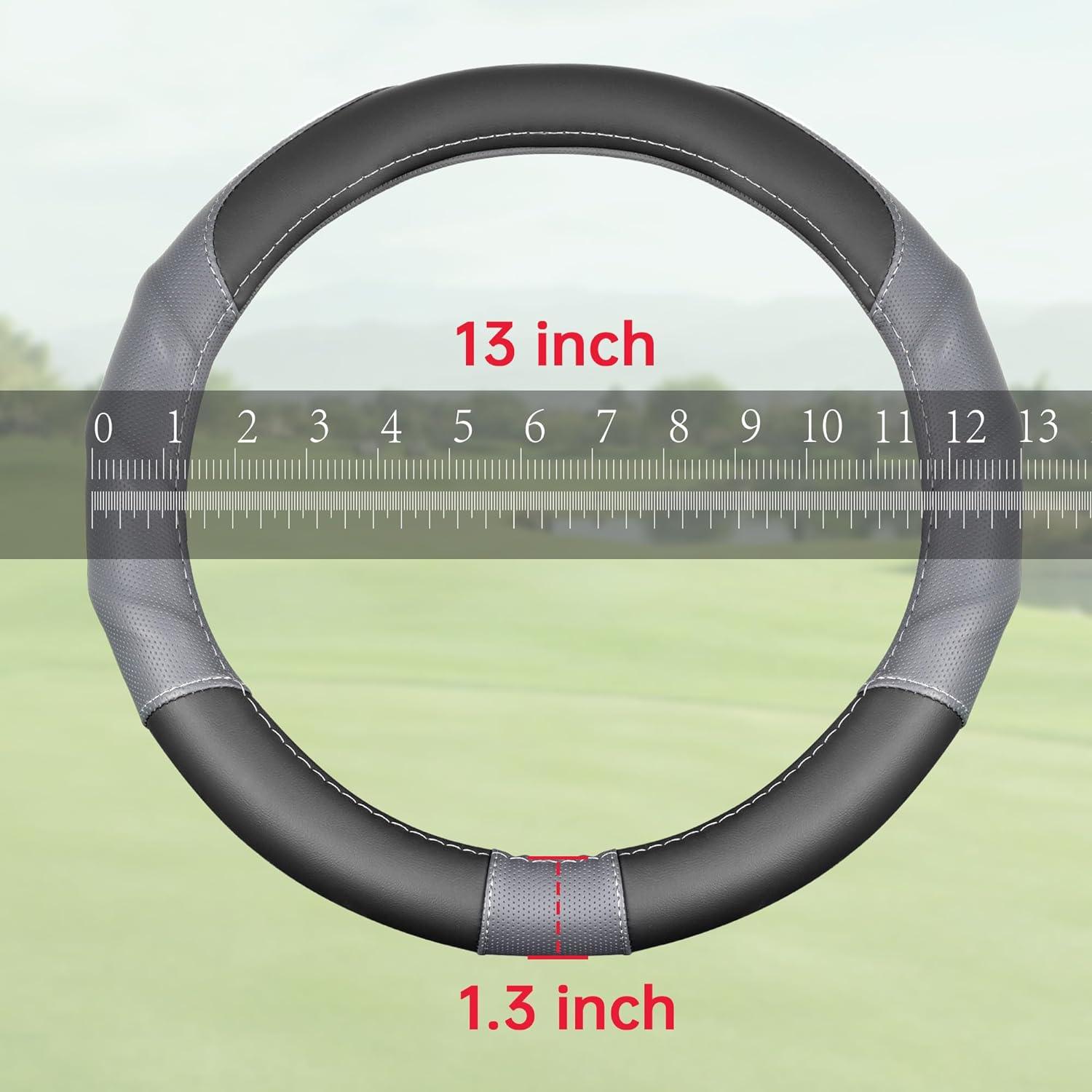 13 Inch Golf Cart Steering Wheel Cover for EZGO TXT and RXV, Comfortable to Hold - 10L0L - 10L0L