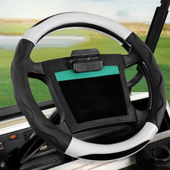 14 Inch Universal Golf Cart Steering Wheel Covers Leather Microfiber Anti-Slip - 10L0L - 10L0L