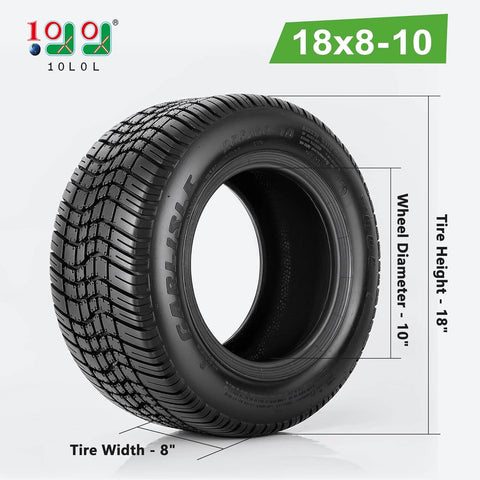 Size: 18x8-10 Street Tire
