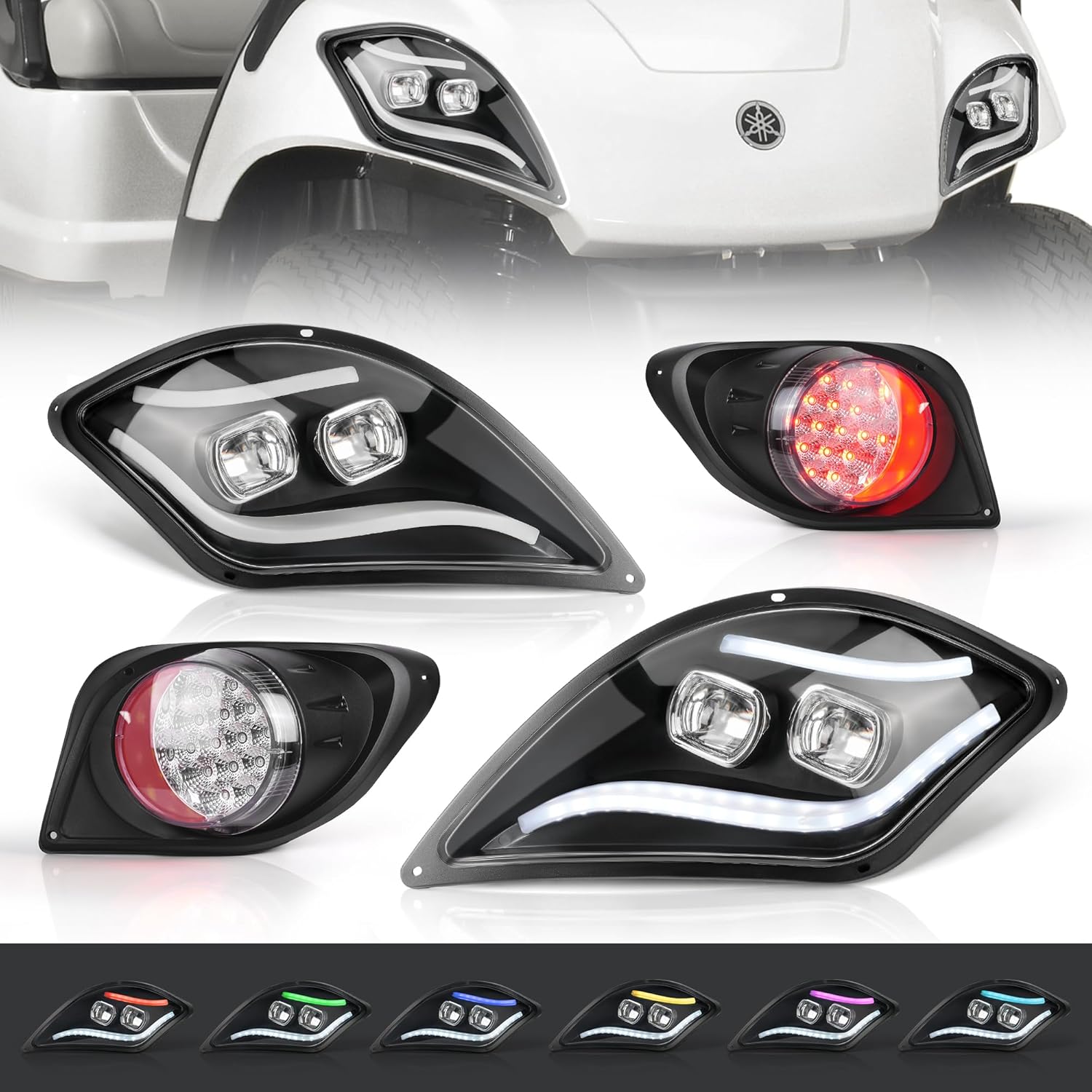 Yamaha Golf Cart Light Kit Can be APP Controlled