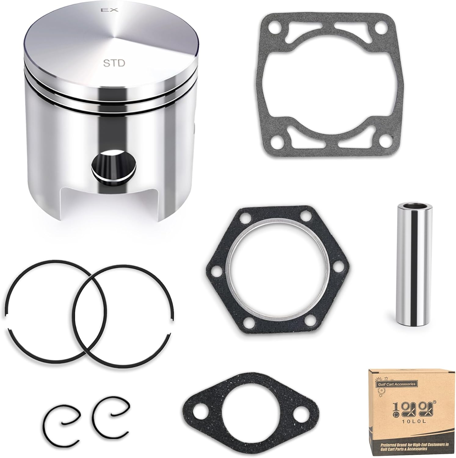 Golf Cart Piston Rings & Gasket Kit 