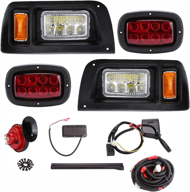 Light Kit LED Headlight and Taillight for Club Car DS Gas and Electric - 10L0L