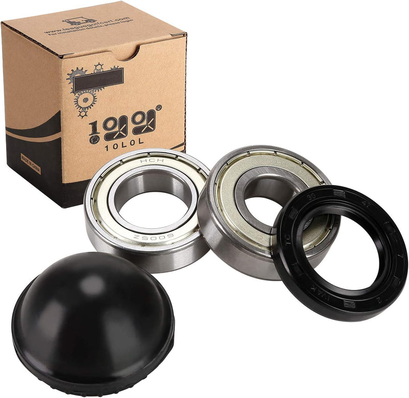 Front Wheel Bearing Kit with Rubber Front Hub Dust Cover for Yamaha G2-G22 and G29|10L0L