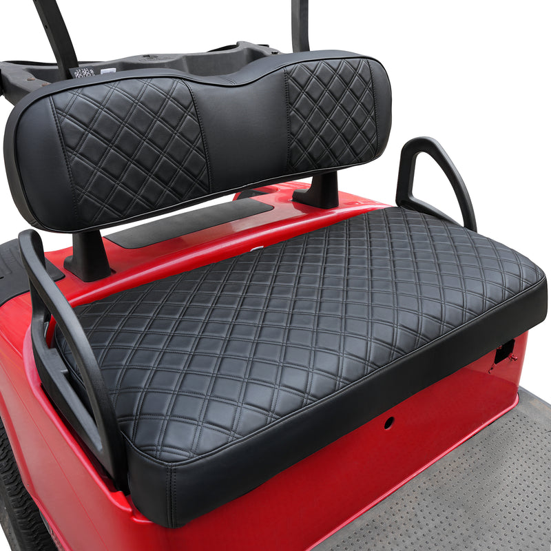 10L0L Golf Cart Seat Covers Waterproof Vinyl Front&Rear Seat Cover for EZGO Club Car Yamaha