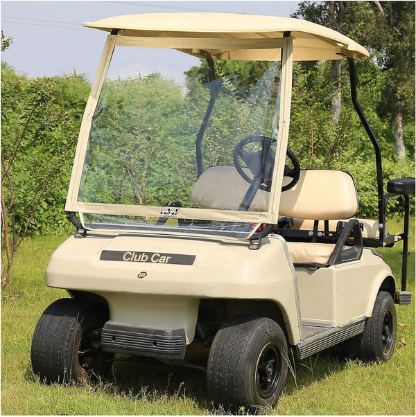 Golf Cart Windshield Fits Club Car DS Golf Cart Lightweight Foldable