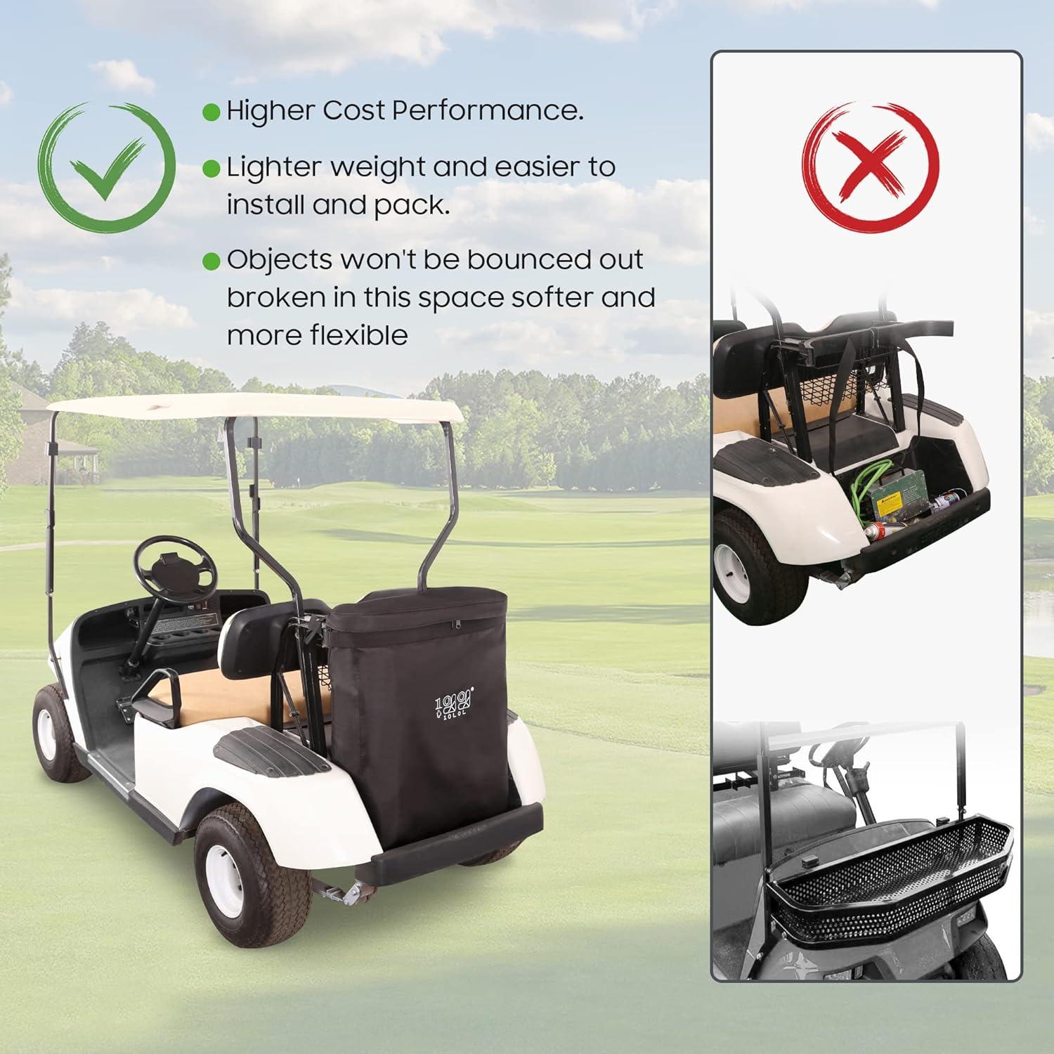 2 passenger Storage Bag Compatible with Yamaha, EZGO,Club Car 