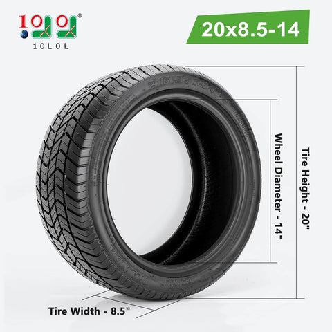 Size: 20x8.5-14 Street Tire