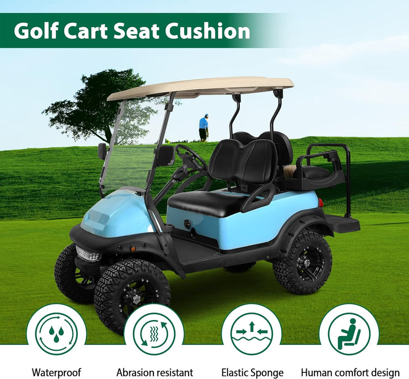 Golf Cart Front Seat Cushion & Backrest for Club Car Precedent 2012-Up