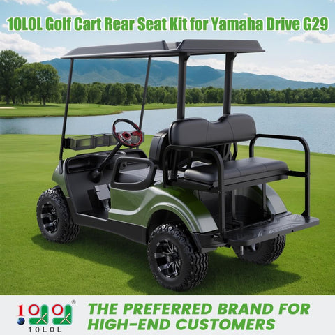 Golf Cart Flip Folding Rear Back Seat For Yamaha G29