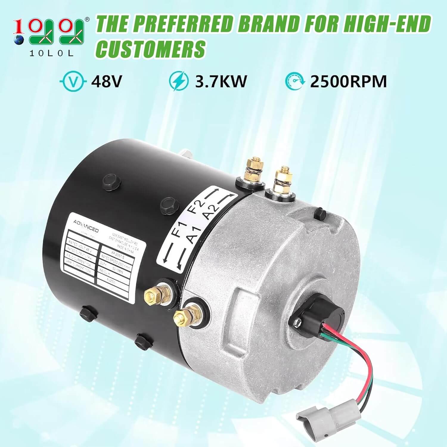 Club Car DS & Precedent 2001-up Electric Motor DC 48V 