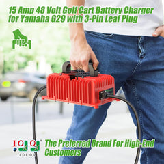 15 Amp 48 Volt Golf Cart Battery Charger