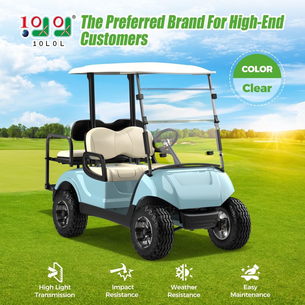 10L0L Golf Cart Windshield for Yamaha Drive 2 (2017-Up)