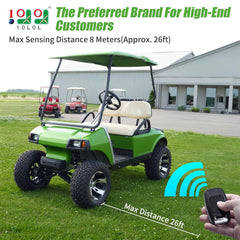 Golf Cart Keyless Ignition Switch with Remote Control for 20-80V EZGO TXT Club Car DS Precedent Yamaha G22 G29 Electric - 10L0L