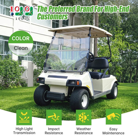10L0L Golf Cart Windshield for Club Car DS
