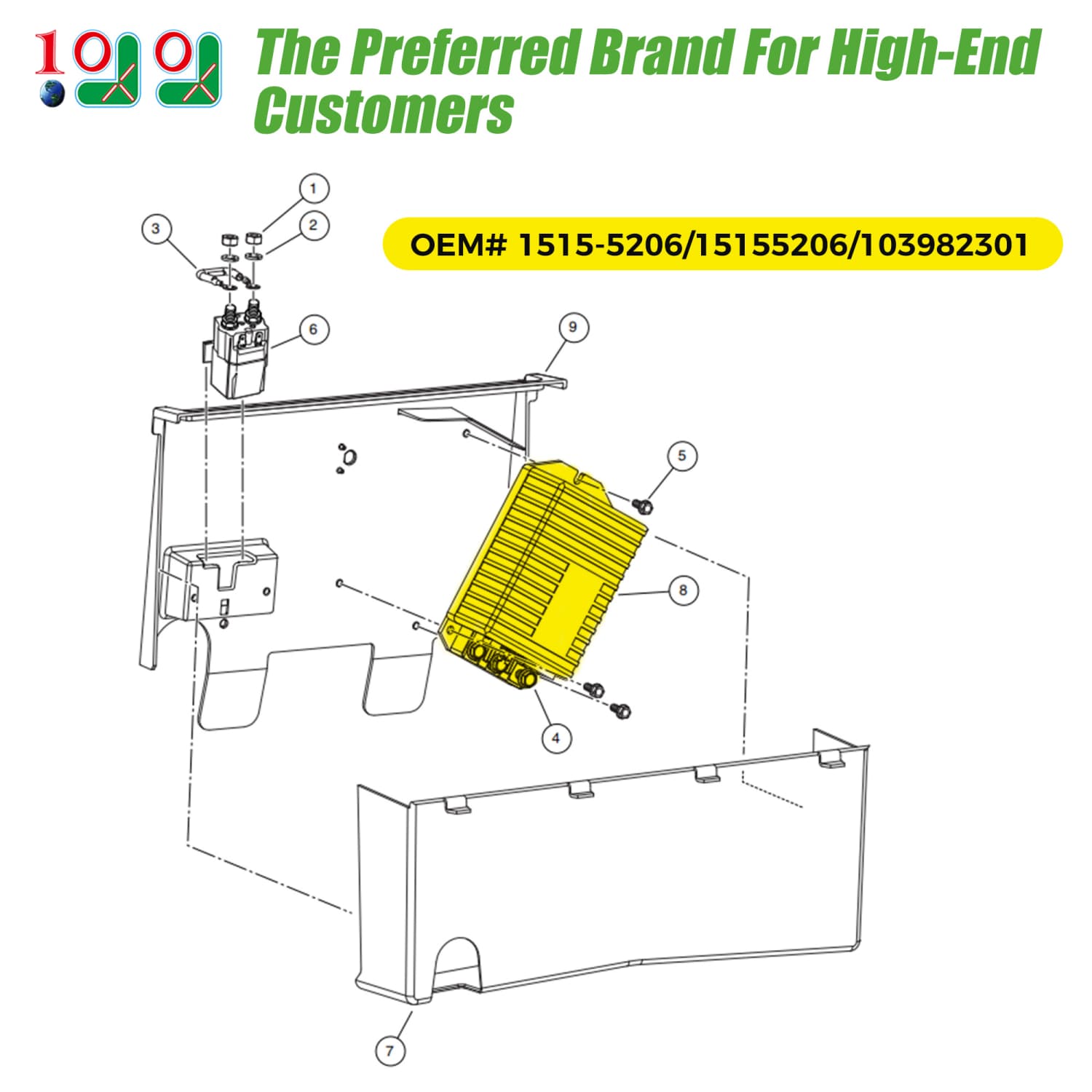 OEM part numbers 1515‑5206, 15155206