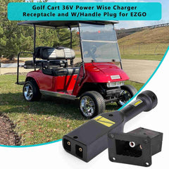 36V PowerWise Golf Cart Charger Plug and Socket EZGO TXT Medalist DCS/PDS