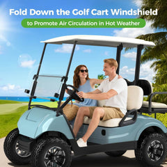 Fold Down the Golf cart Windshield