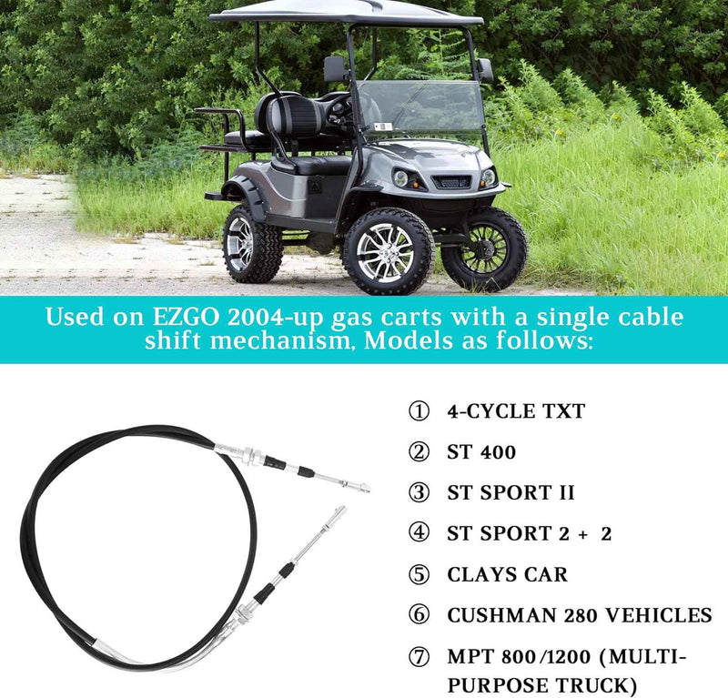 Golf Cart Transmission Shift Forward Reverse Cable