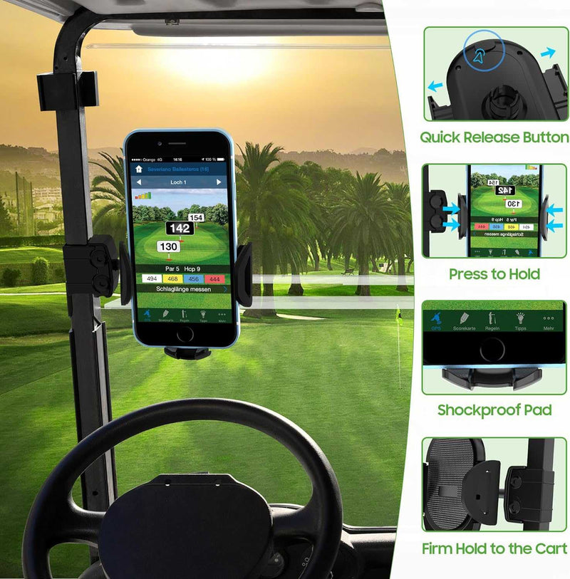 Golf Cart Cell Phone Holder Universal Racing Truck