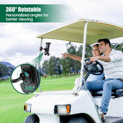 Golf Cart Phone Holder-360° Adjustable - 10L0L