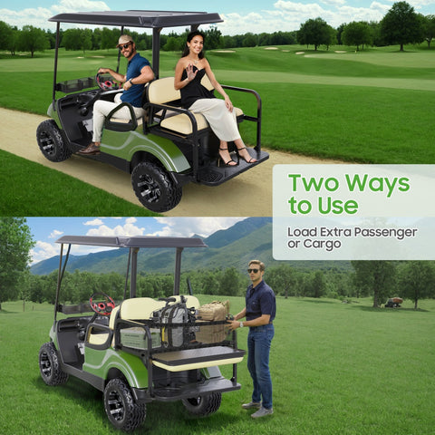 Yamaha Drive 2 Golf Cart Rear Seat Kit Foldable