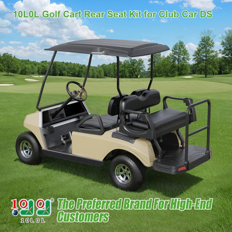 10L0L Golf Cart Rear Seat Kit for Club Car DS