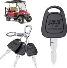 4 Pack Golf Cart Keys for Club Car DS 1982-up and Club Car Precedent 2004-up|10L0L