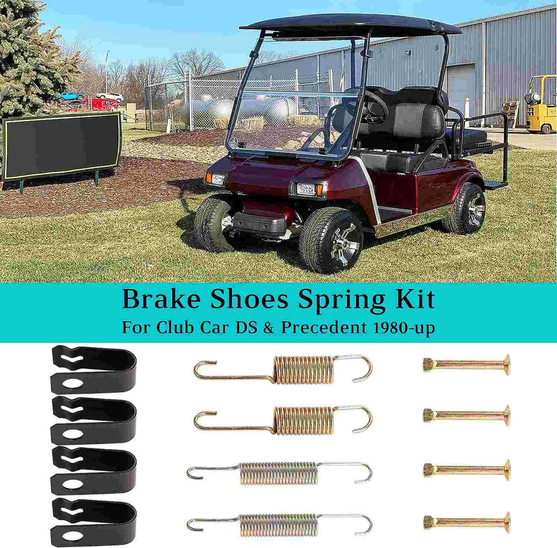 Golf Cart Brake Shoes Spring Kit for Club Car DS Precedent 1980-up|10L0L