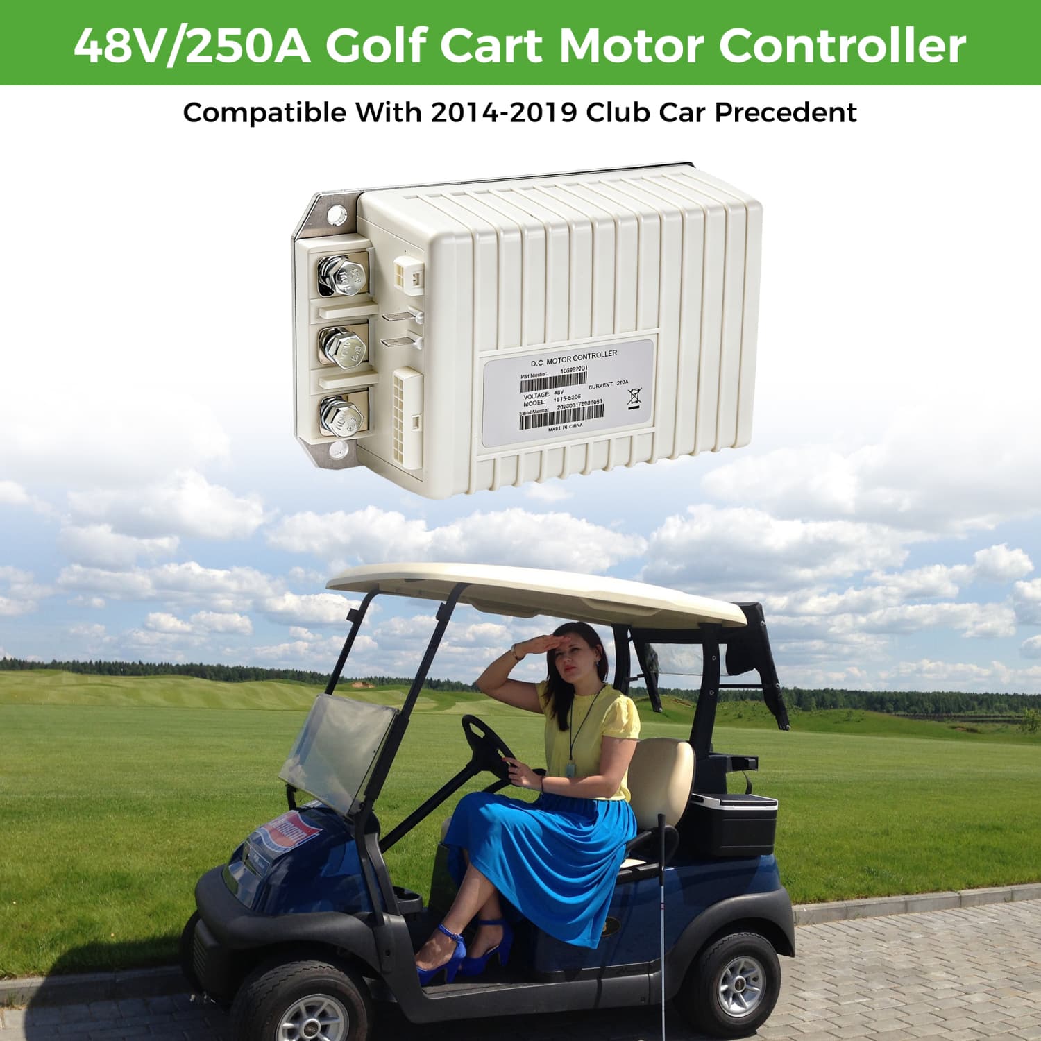 48V/250A Golf Cart Motor Controller