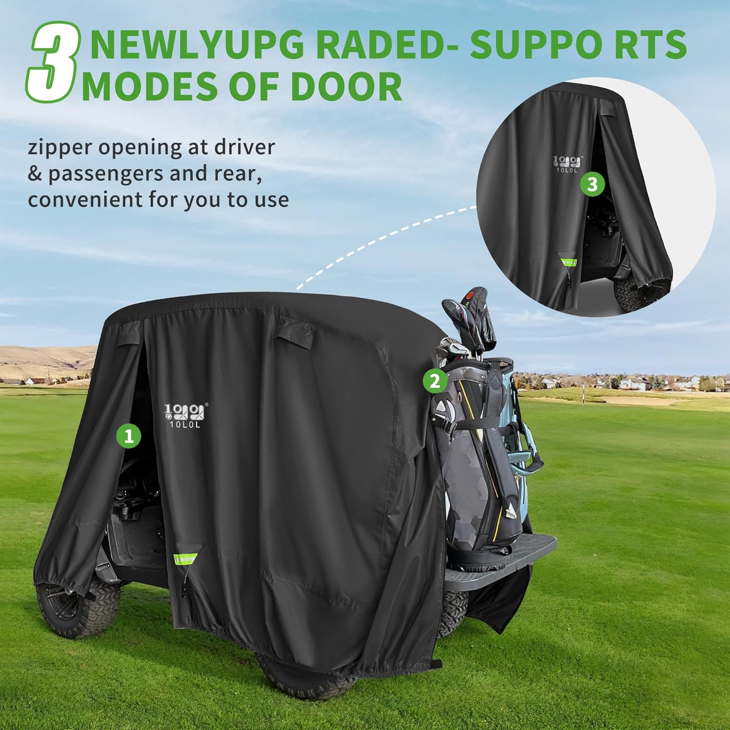 Golf Cart Cover for EZGO Club Car Yamaha