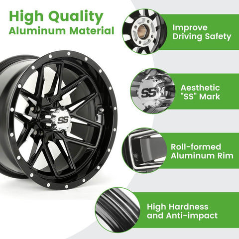 Upgraded Aluminum Wheels