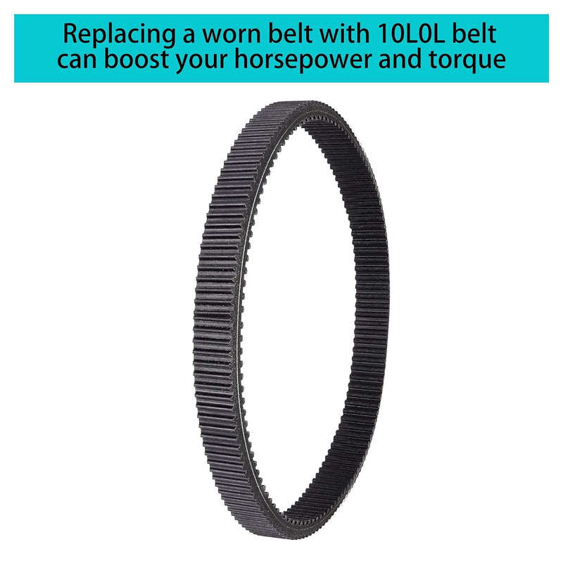 Replacing a worn belt with 10LOL beltcan boost your horsepower and torque