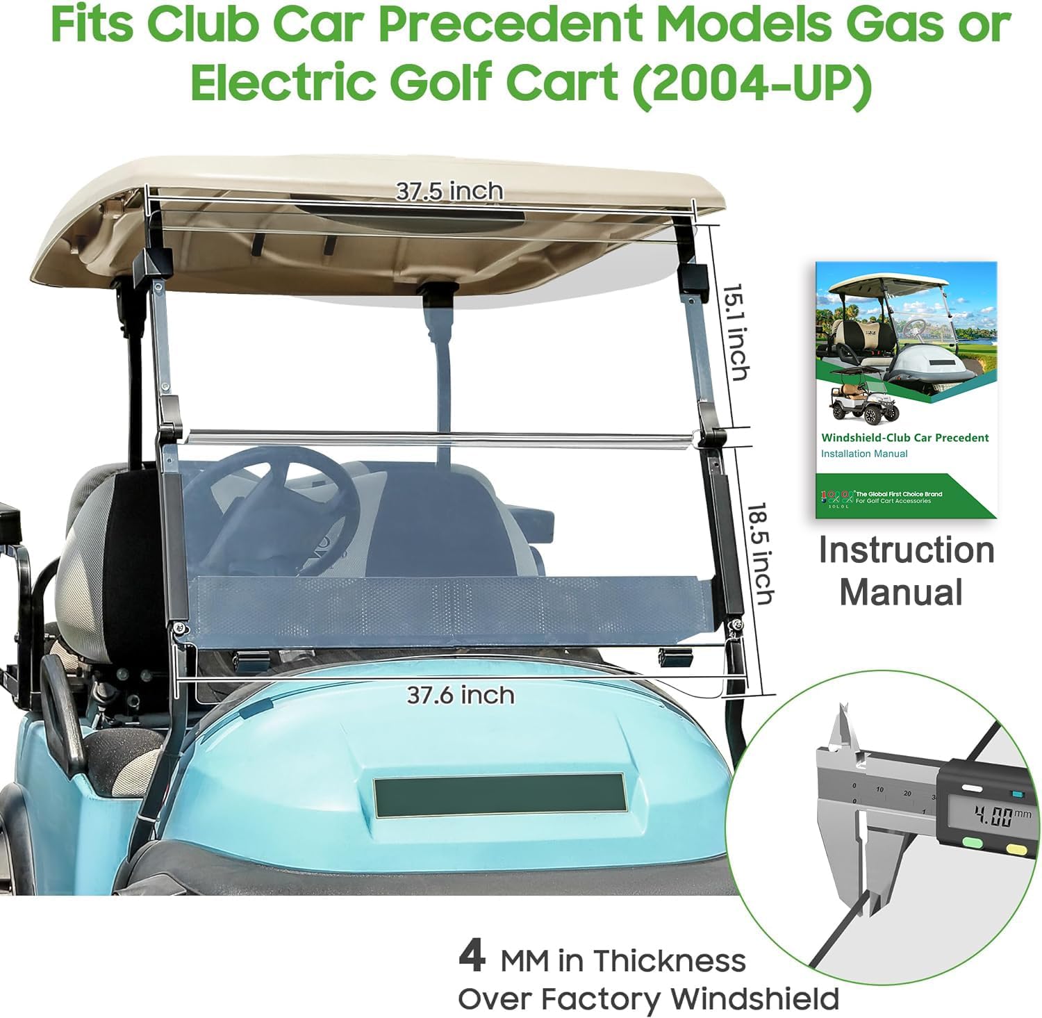 Club Car Golf Cart Windshield