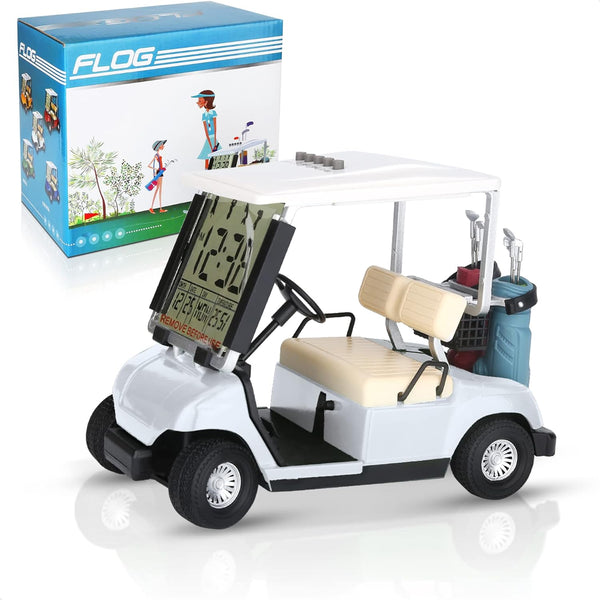 10L0L LCD Display Mini Golf Cart Clock for Golf Fans Gift Race Souvenir