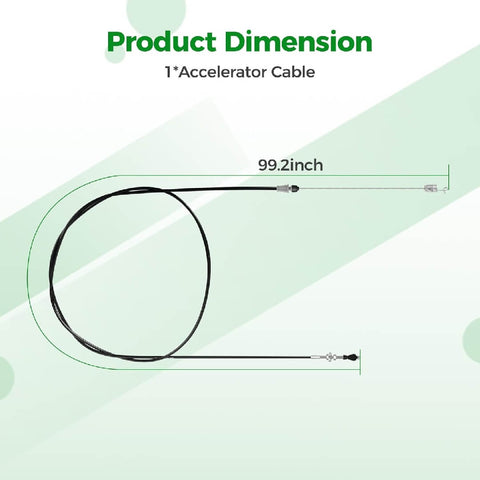 10L0L Golf Cart Throttle Cable for Club Car Precedent Onward Tempo 2015-Up