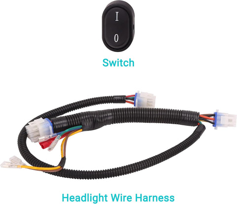 Golf Cart Headlight with Bumper for Club Car Precedent