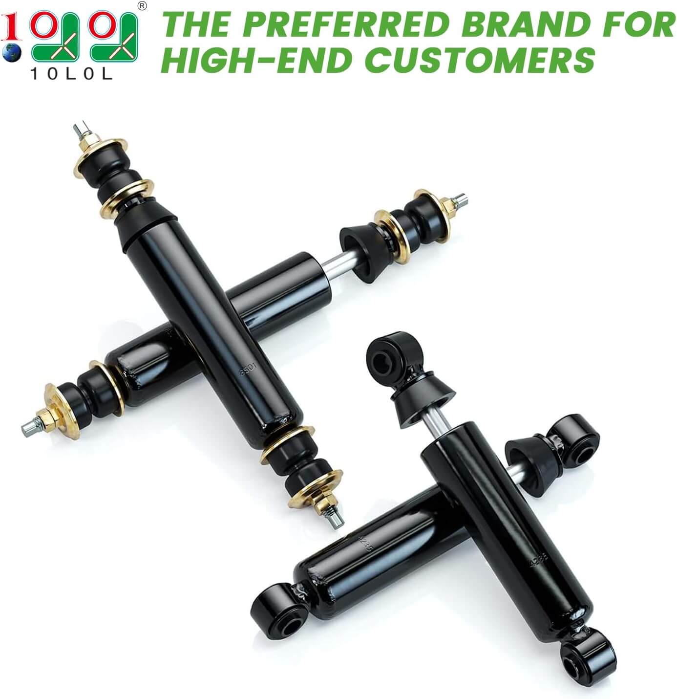 Golf Cart Front Rear Shocks for Club Car DS G&E 1988-up,Precedent G&E 2004-up, Tempo 2018-up