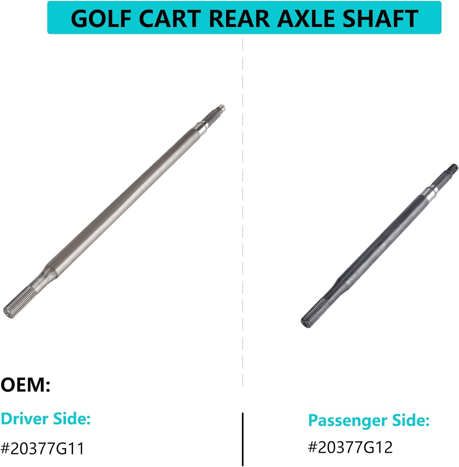 GOLF CART REAR AXLE SHAFT